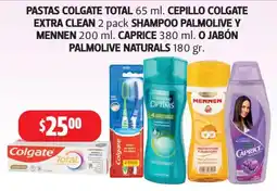 Farmacias Guadalajara Colgate Total Cepillo Colgate Extra Clean Shampoo Palmolive Y Mennen Caprice Jabón Palmolive Naturals oferta