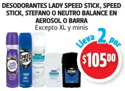 Farmacias Guadalajara Lady Speed Stick Speed Stick Stefano Neutro Balance oferta