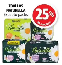 Farmacias Guadalajara Naturella Toallas oferta