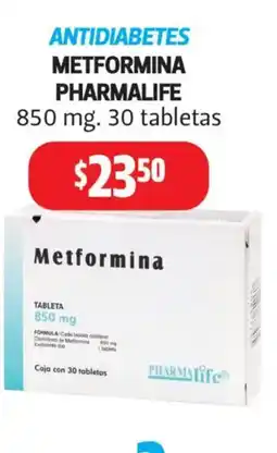 Farmacias Guadalajara Pharmalife Metformina oferta