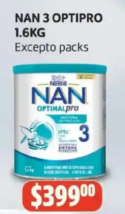 Farmacias Guadalajara Nestle NAN 3 OPTIPRO oferta