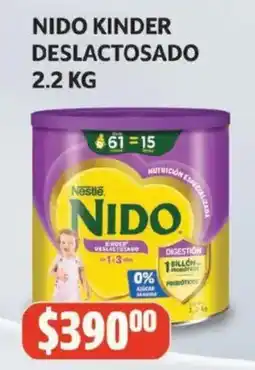 Farmacias Guadalajara Nido Kinder Deslactosado oferta