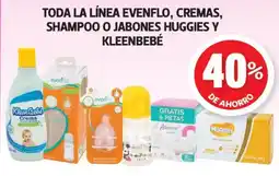 Farmacias Guadalajara evenflo, cremas, shampoo o jabones huggies y kleenbebe oferta
