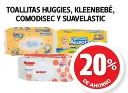 Farmacias Guadalajara Huggies, Kleenbebe, Comodisec y Suavelastic oferta