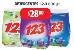 Farmacias Guadalajara Detergentes 1-2-3 oferta
