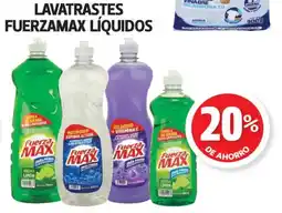 Farmacias Guadalajara Fuerza Max lavatrastes líquidos oferta