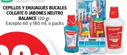 Farmacias Guadalajara Colgate cepillos y enjuagues bucales o jabones neutro balance oferta