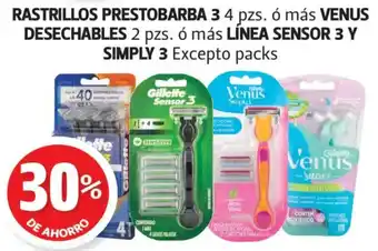 Gillette Sensor 3 Venus Simply 3 Venus Sensitive