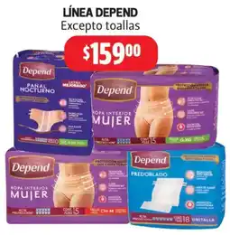 Farmacias Guadalajara Depend Línea Depend oferta