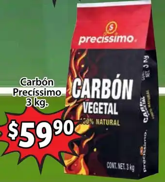 Soriana Express Carbón Vegatal Precíssimo 3kg oferta