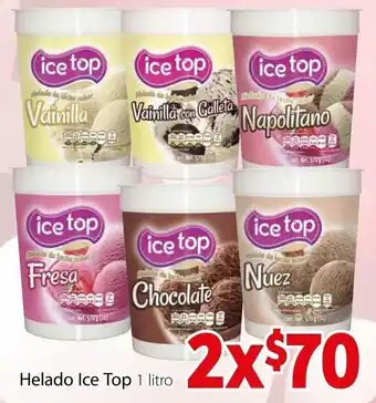 Helado Ice Top 2x1L