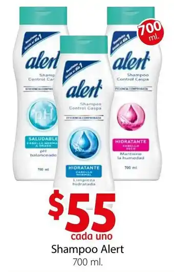 Soriana Mercado Shampoo Alert 700ml oferta