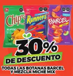 Merco barcel todas las botanas y mezcla miche mix oferta