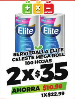 Merco Elite servitoalla celeste mega roll oferta