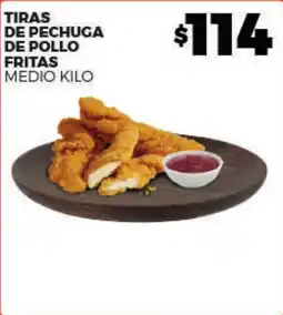 Merco Tiras de pechuga de pollo fritas oferta