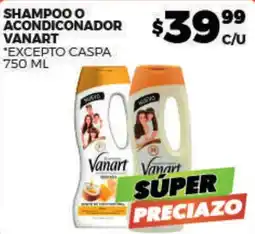 Merco Vanart shampoo o acondicionador oferta