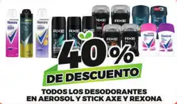 Merco axe y rexona oferta