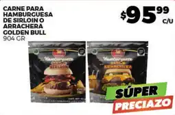 Merco golden bull carne para hamburguesa de sirloin o arrachera oferta