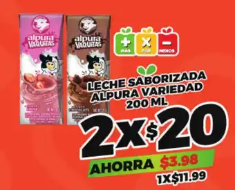 Alpura leche saborizada variedad