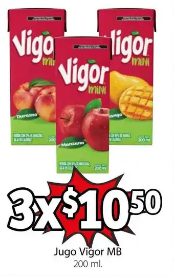 Jugo Vigor MB 3x200ml
