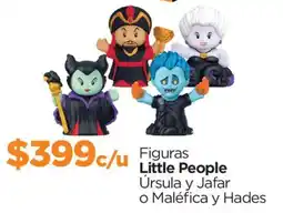Chedraui Figuras Little People Úrsula y Jafar o Maléfica y Hades oferta