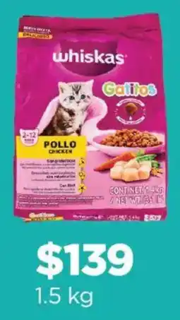 Chedraui whiskas Galitos Pollo oferta