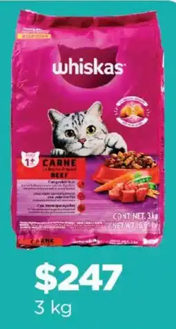 Chedraui whiskas carne oferta