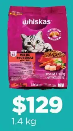 Chedraui whiskas mix de proteinas oferta