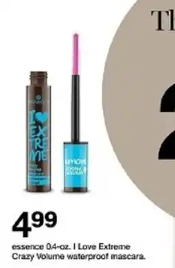 Target essence I Love Extreme Crazy Volume waterproof mascara oferta