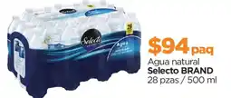 Chedraui Selecto BRAND Agua natural oferta