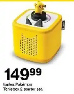 Target tonies Pokémon Tonibox 2 starter set oferta