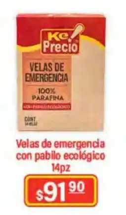 La Comer Ke Precio velas de emergencia oferta