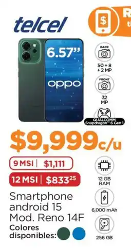Chedraui oppo reno 14f oferta