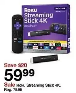 Target Roku Streaming Stick 4K oferta