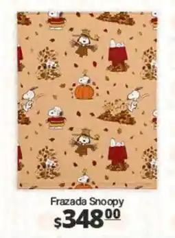 La Comer Frazada Snoopy oferta