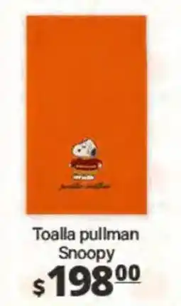 La Comer Snoopy Toalla pullman oferta