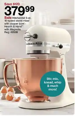 Target KitchenAid 5-qt. 10-speed stand mixer with copper bowl - Hearth & Hand™ with Magnolia. oferta
