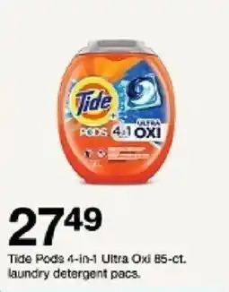 Target Tide Pods 4-in-1 Ultra Oxi oferta