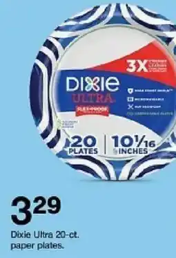 Target Dixie Ultra paper plates oferta