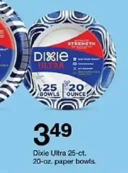 Target Dixie Ultra 25-ct. 20-oz. paper bowls oferta