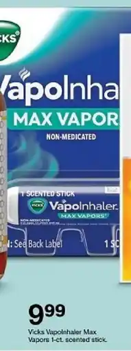 Target Vicks Vapoinhaler Max Vapors oferta