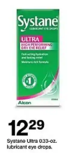 Target Systane Ultra lubricant eye drops oferta