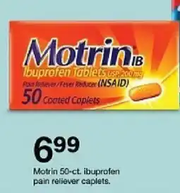 Target Motrin ibuprofen tablets oferta