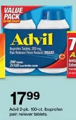 Target Advil ibuprofen pain reliever tablets oferta