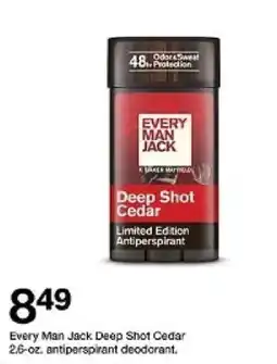 Target Every Man Jack Deep Shot Cedar oferta