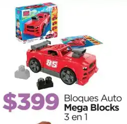 Chedraui Mega Blocks Bloques Auto oferta