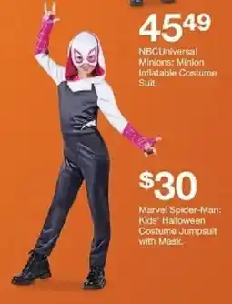 Target Marvel Spider-Man: Kids' Halloween Costume Jumpsuit with Mask oferta