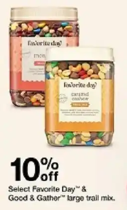 Target Select Favorite Day" & Good & Gather large trail mix. oferta