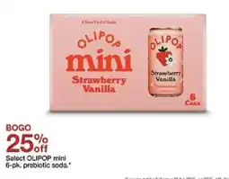 Target Olipop mini oferta