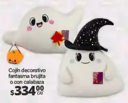 La Comer Cojín decorativo fantasma brujita o con calabaza oferta